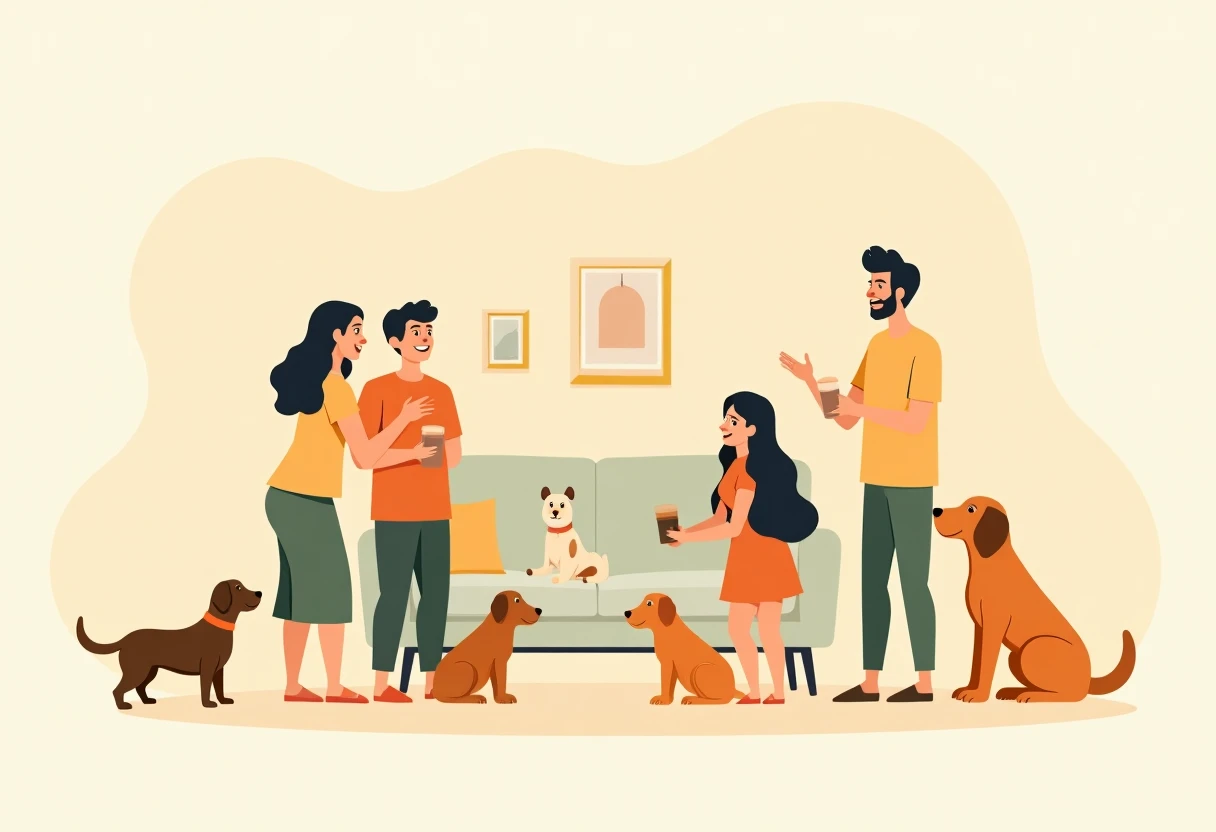 Rencontre d'adoption de chien