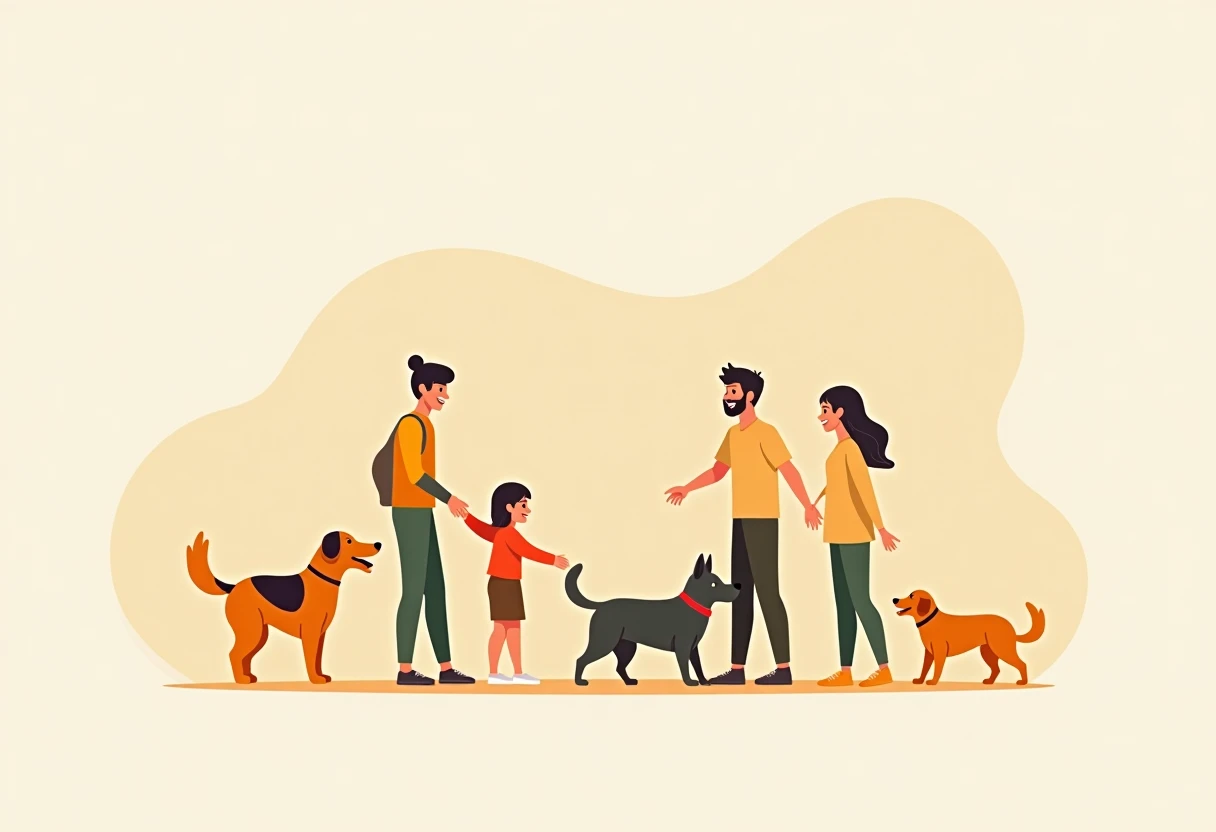 Adoptie van een hond in een asielomgeving